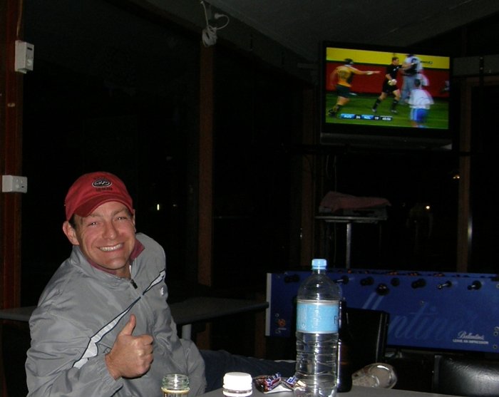 Graham watching the Bledisloe
